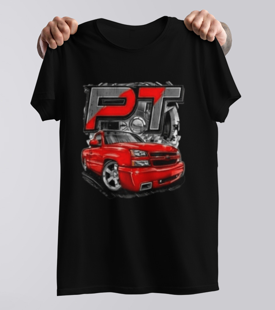 PT Project Torque INTIMIDATOR SS CLONE Red Pickup T-Shirt