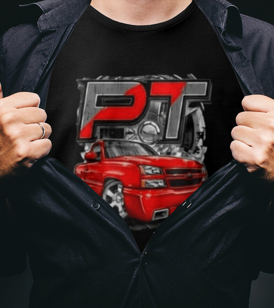 PT Project Torque INTIMIDATOR SS CLONE Red Pickup T-Shirt