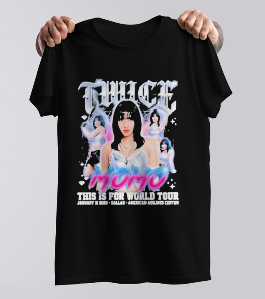 TWICE Momo This Is For World Tour August 17 2019 Kuala Lumpur Axiata Arena Concert T-Shirt