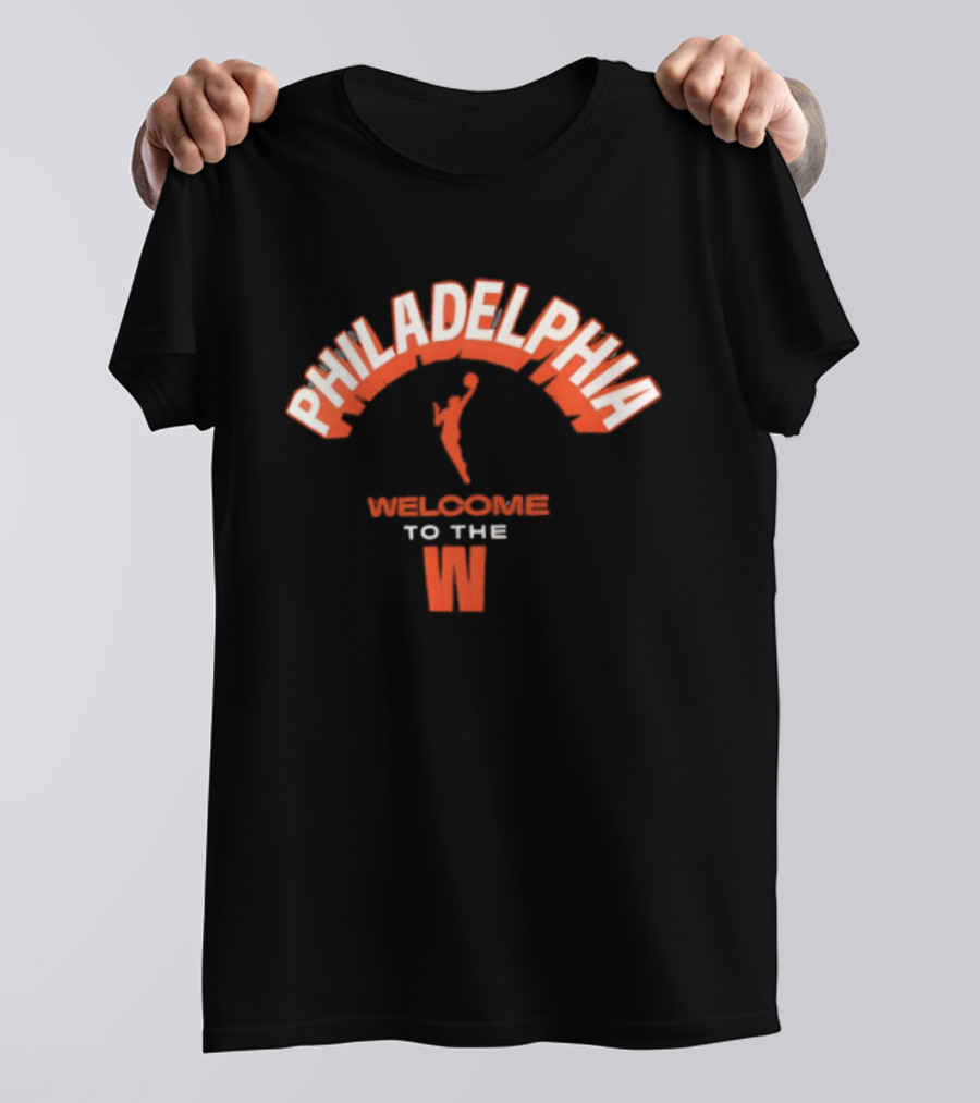 Philadelphia Welcomes To The WNBA Basketball Enthusiasts T-Shirt