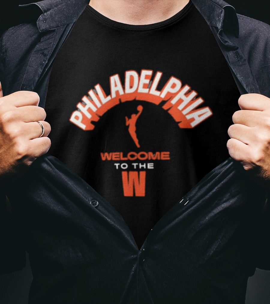 Philadelphia Welcomes To The WNBA Basketball Enthusiasts T-Shirt