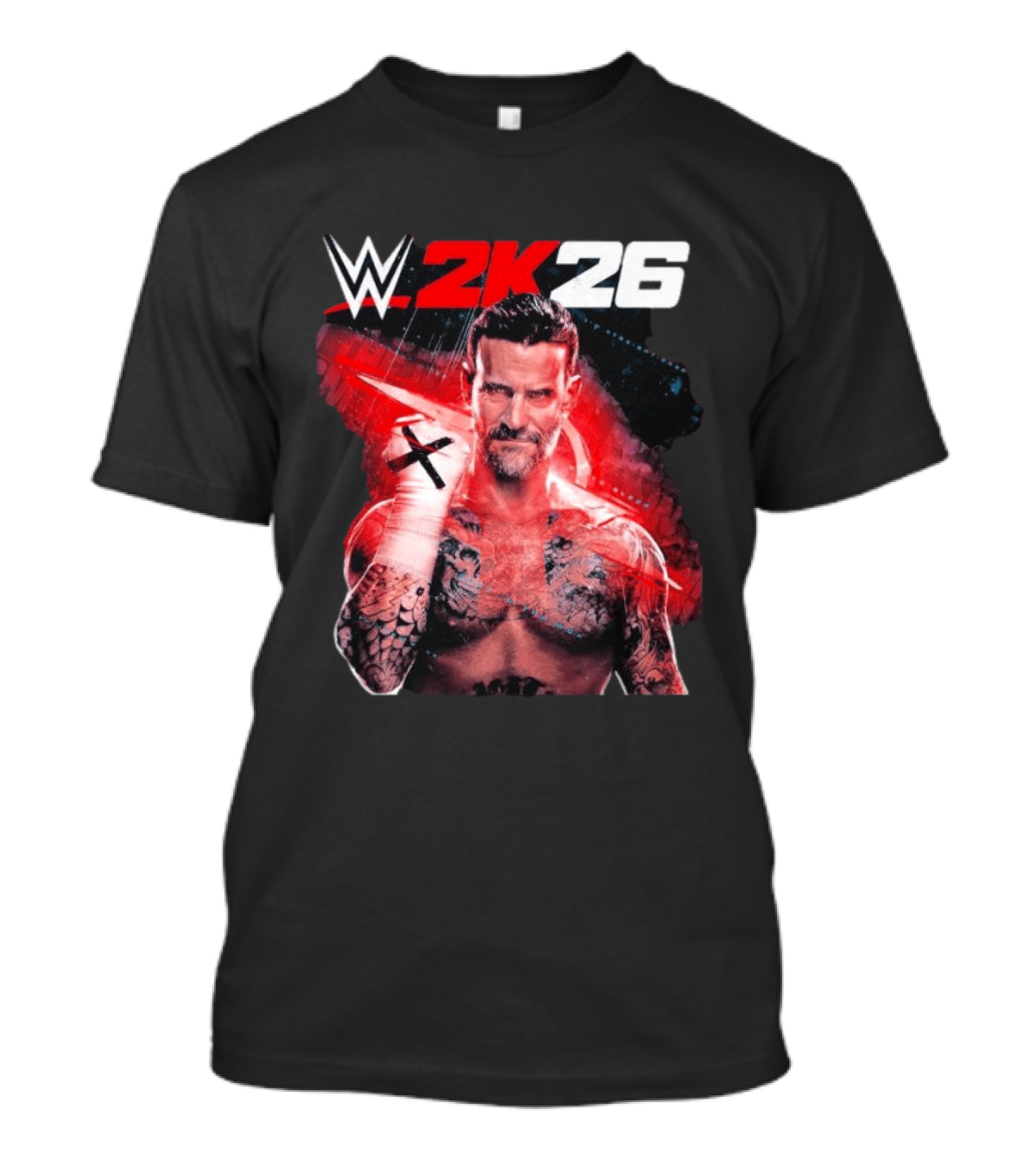 WWE 2K26 CM Punk Best In The World Cover Star Edition T-Shirt