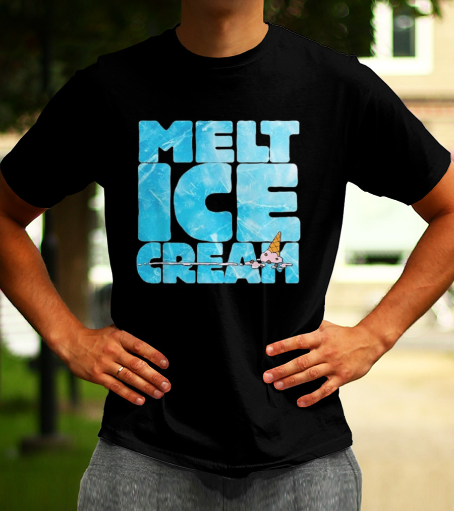 Ben & Jerry's Melt Ice Cream Frozen Treat Humor T-Shirt