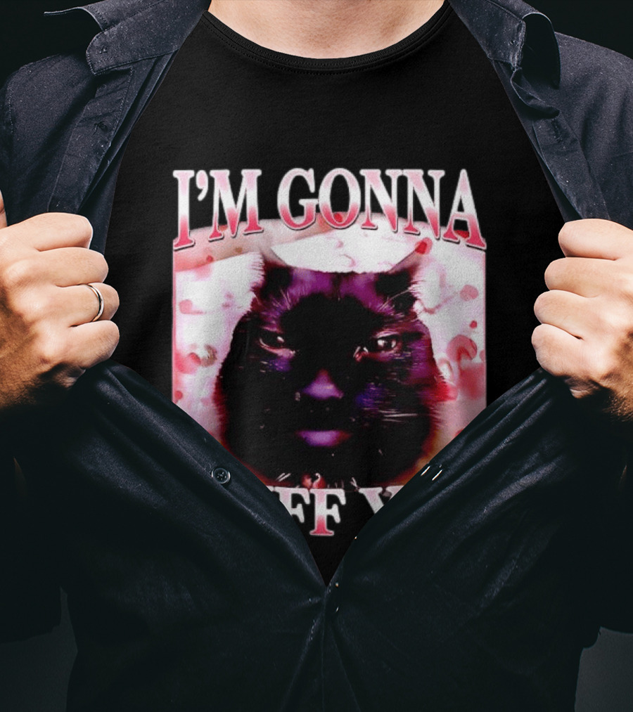 I'm Gonna Sniff You Cat Meme Valentine Aesthetic T-Shirt