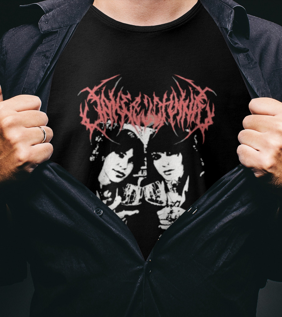Jake Webber JNJ Metal Band Inspired Art With Dual Portraits T-Shirt