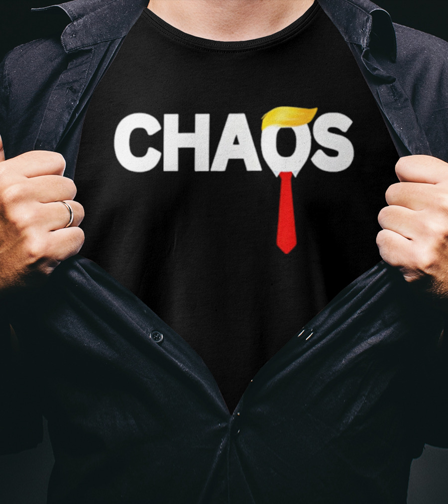CHAOS Trump Hair Iconic Red Tie T-Shirt