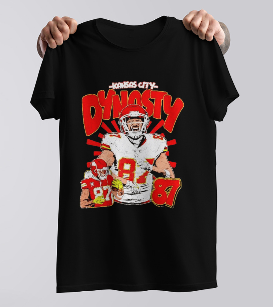 Kansas City Dynasty 87 Kelce Football Legacy T-Shirt