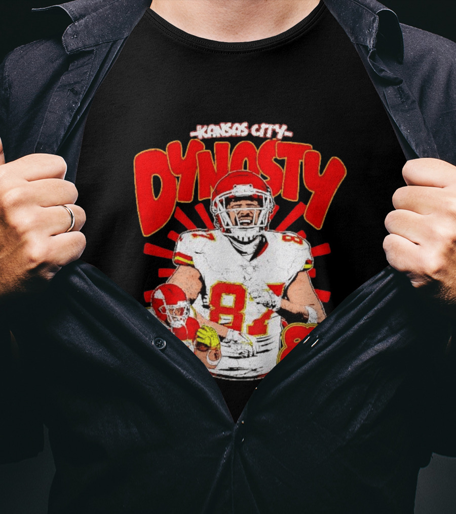 Kansas City Dynasty 87 Kelce Football Legacy T-Shirt