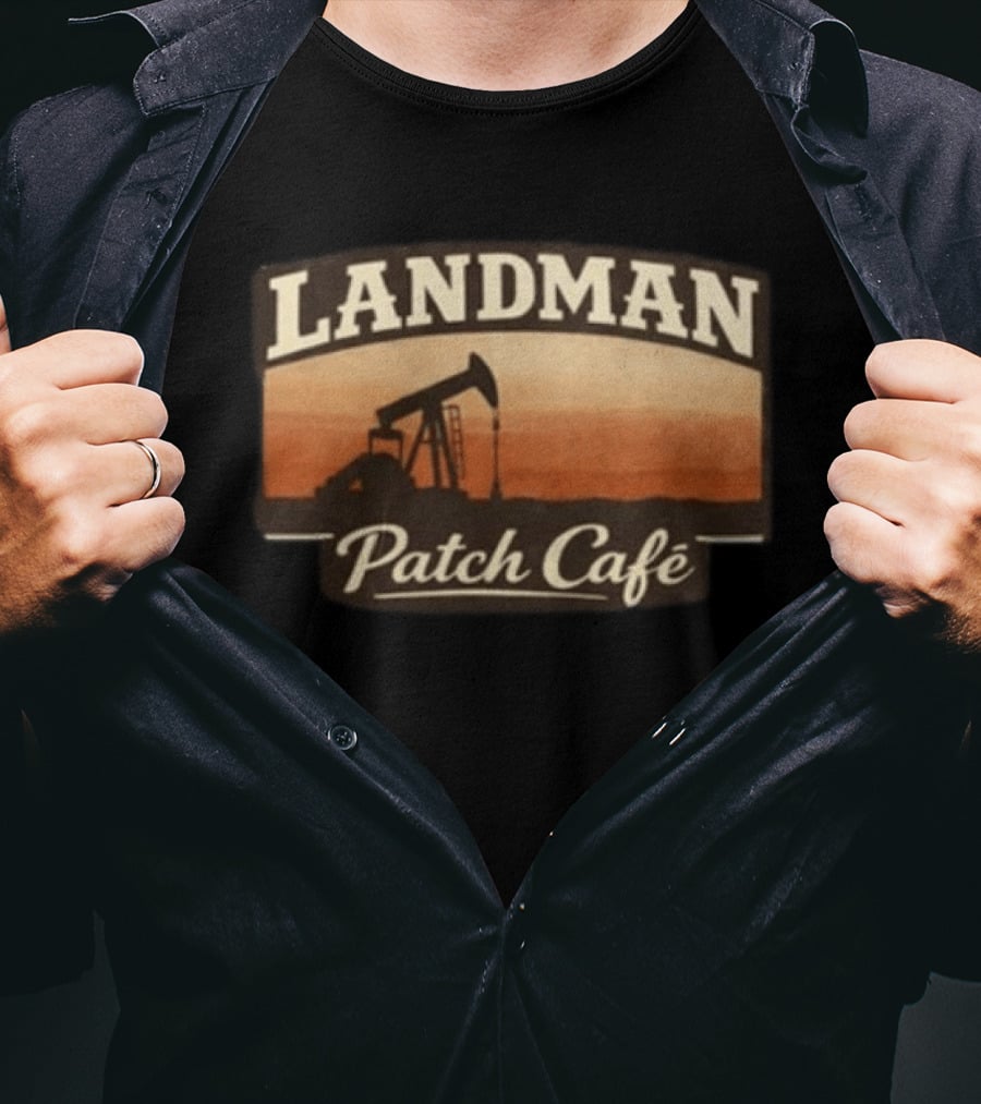 Landman Patch Café Oilfield T-Shirt