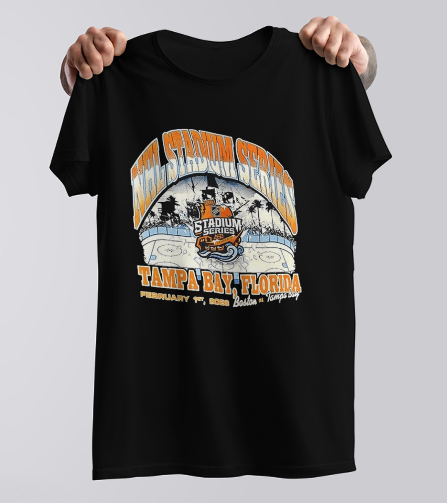 NHL Stadium Series Tampa Bay Florida 2026 Boston Vs Tampa Bay February 1st T-Shirt