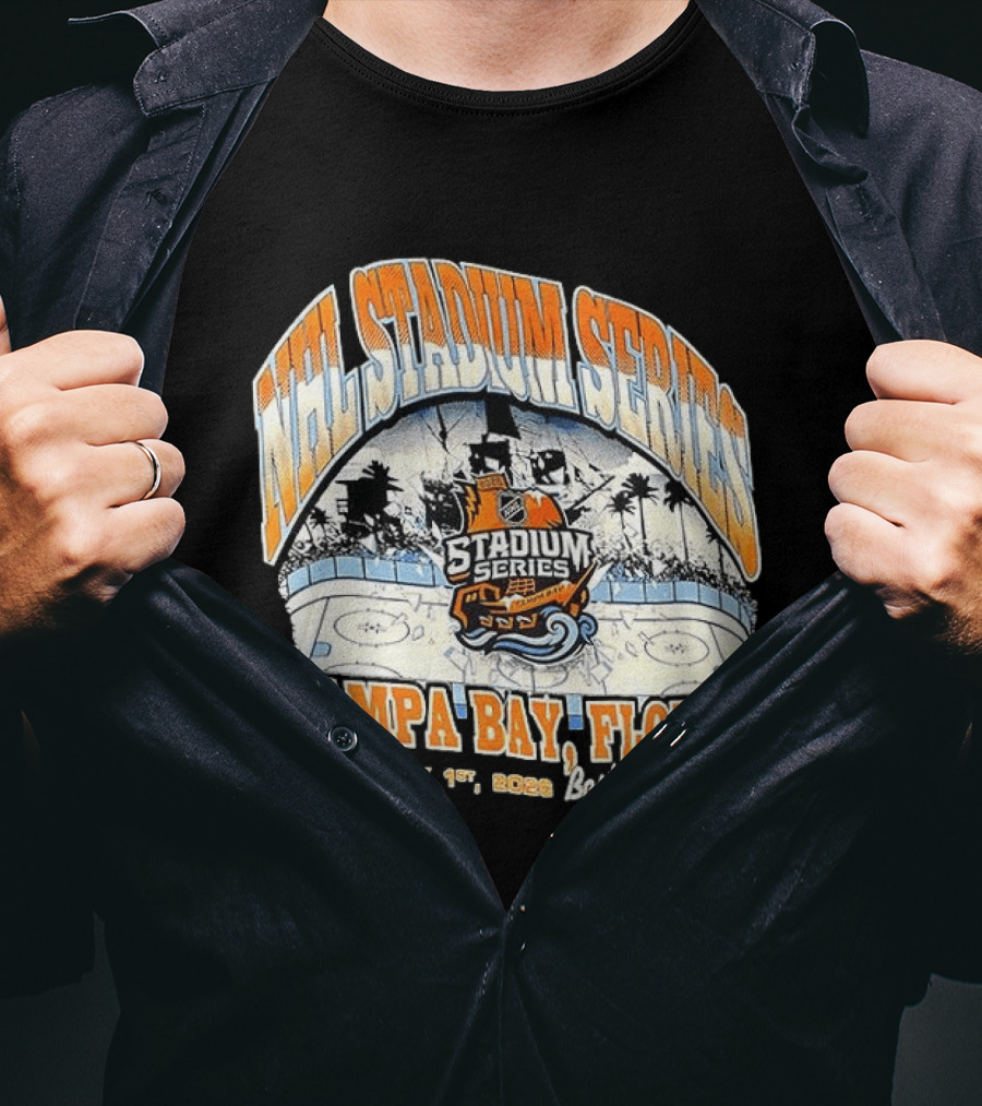 NHL Stadium Series Tampa Bay Florida 2026 Boston Vs Tampa Bay February 1st T-Shirt