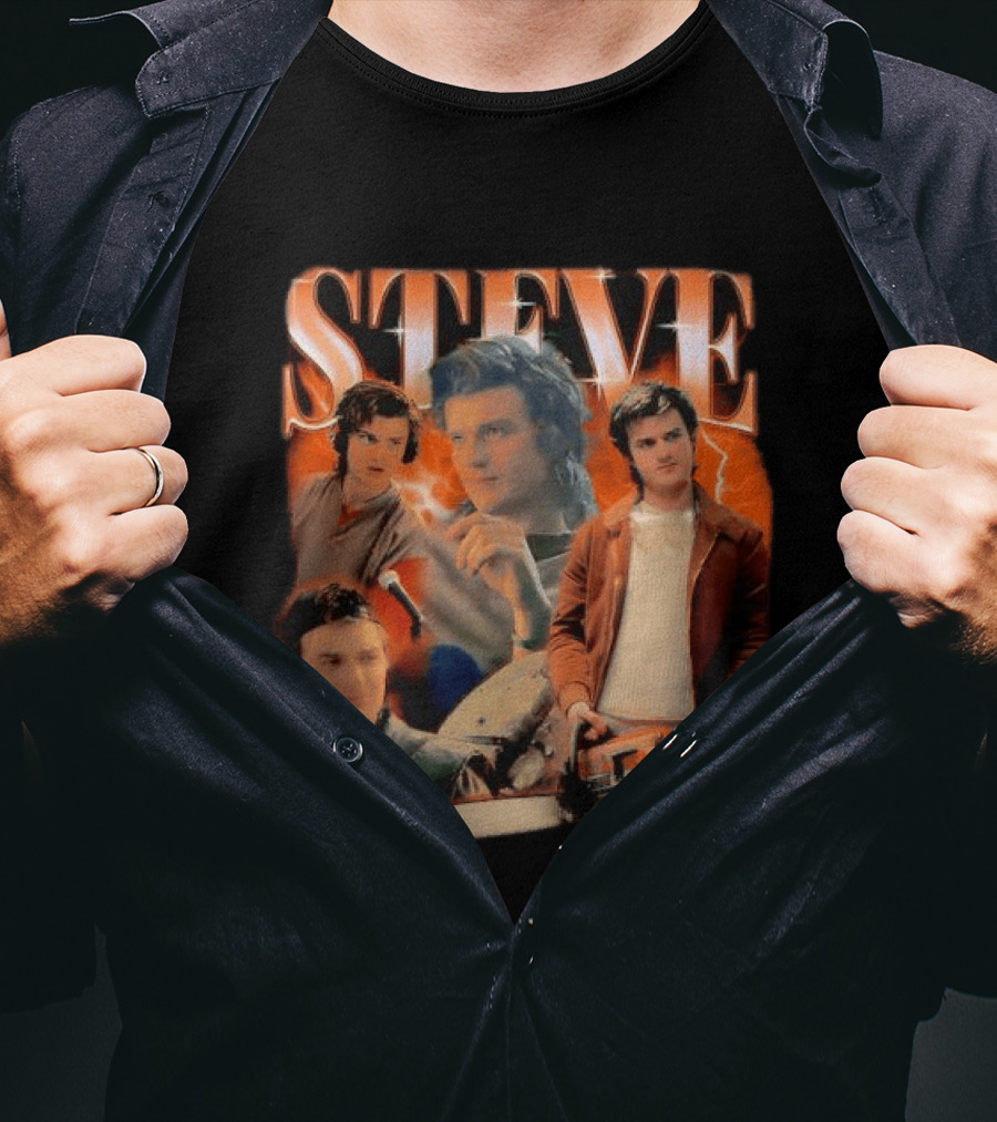 Steve Heartthrob Electric Style Stranger Things T-Shirt