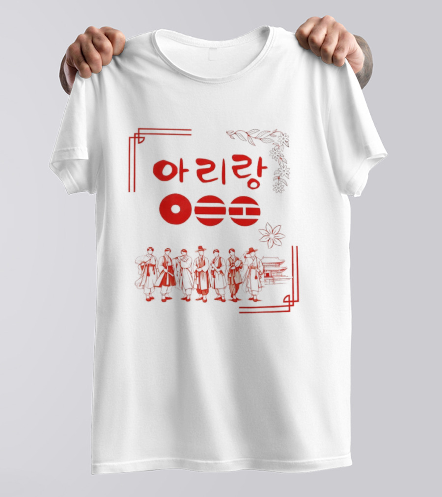 Arirang BTS World Tour K Pop Hanbok Traditional Dance Ensemble T-Shirt