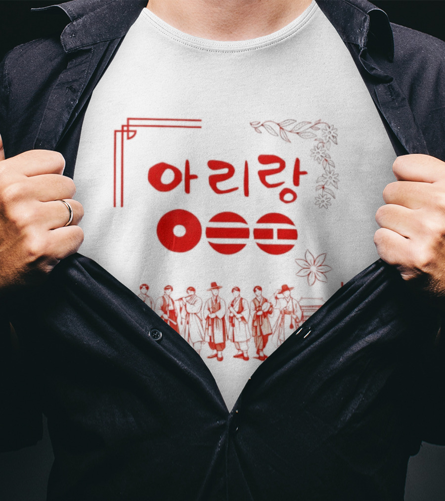 Arirang BTS World Tour K Pop Hanbok Traditional Dance Ensemble T-Shirt