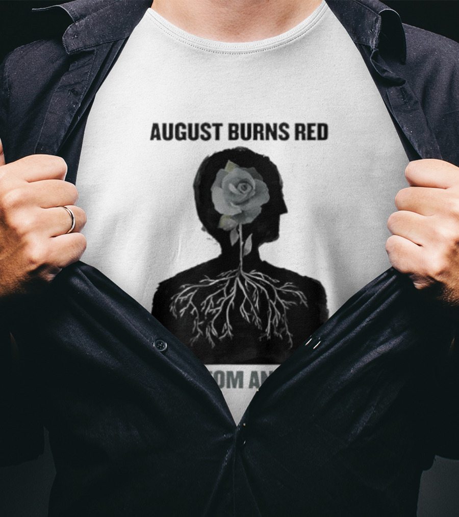 August Burns Red Phantom Anthem Rose T-Shirt