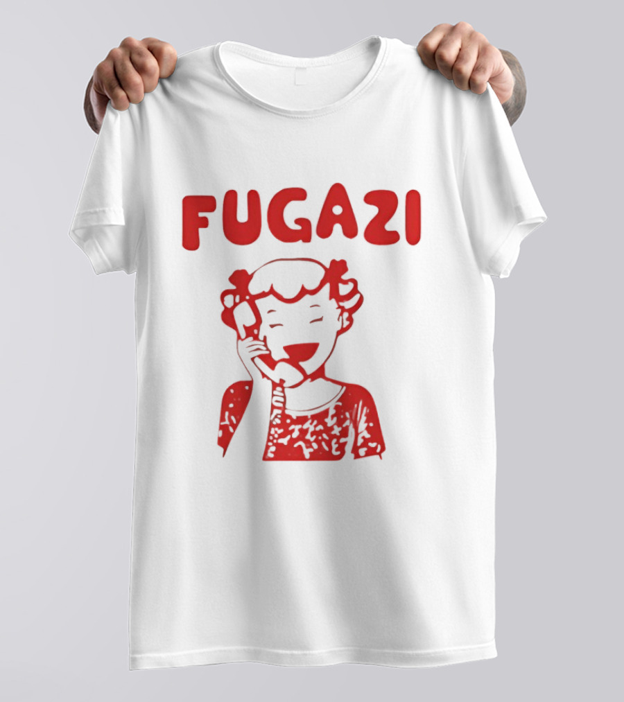 Fugazi Red Cartoon T-Shirt