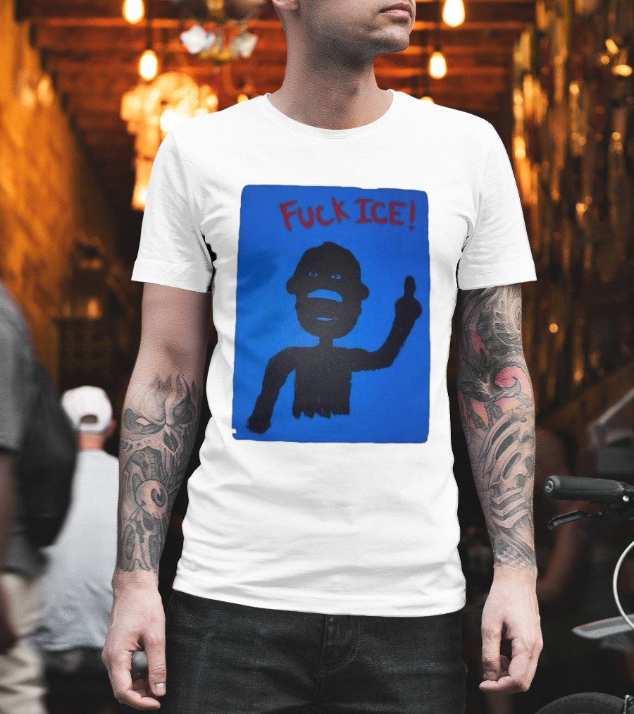 Kid Cudi Protest Message Blue T-Shirt