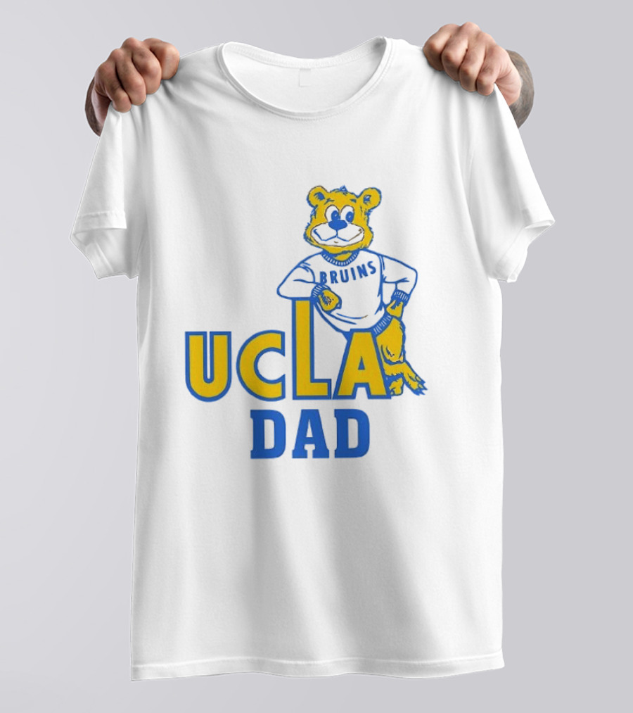 UCLA Dad Bruins Bear Mascot Official Mark Cuban T-Shirt