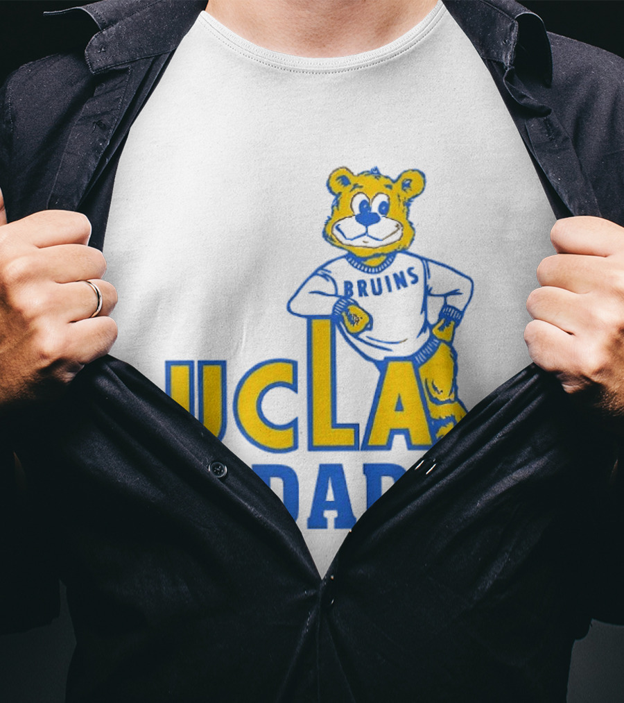 UCLA Dad Bruins Bear Mascot Official Mark Cuban T-Shirt
