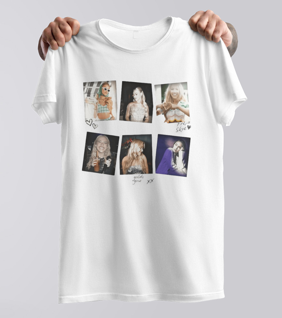 Freya Skye Gold's Gone Song Fashion Collage T-Shirt