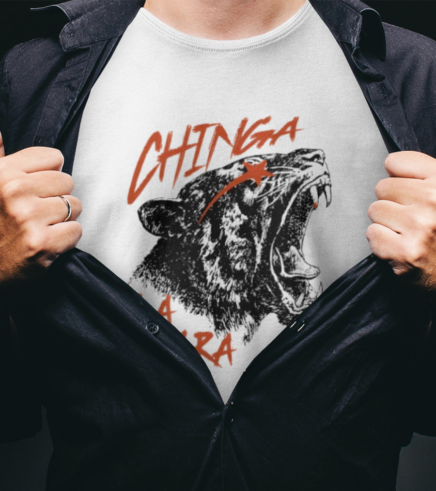 CHINGA LA MIGRA Roaring Tiger Immigrant Rights T-Shirt