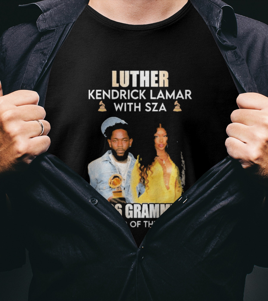 Luther Kendrick Lamar With SZA 2026 Grammys Record Of The Year T-Shirt