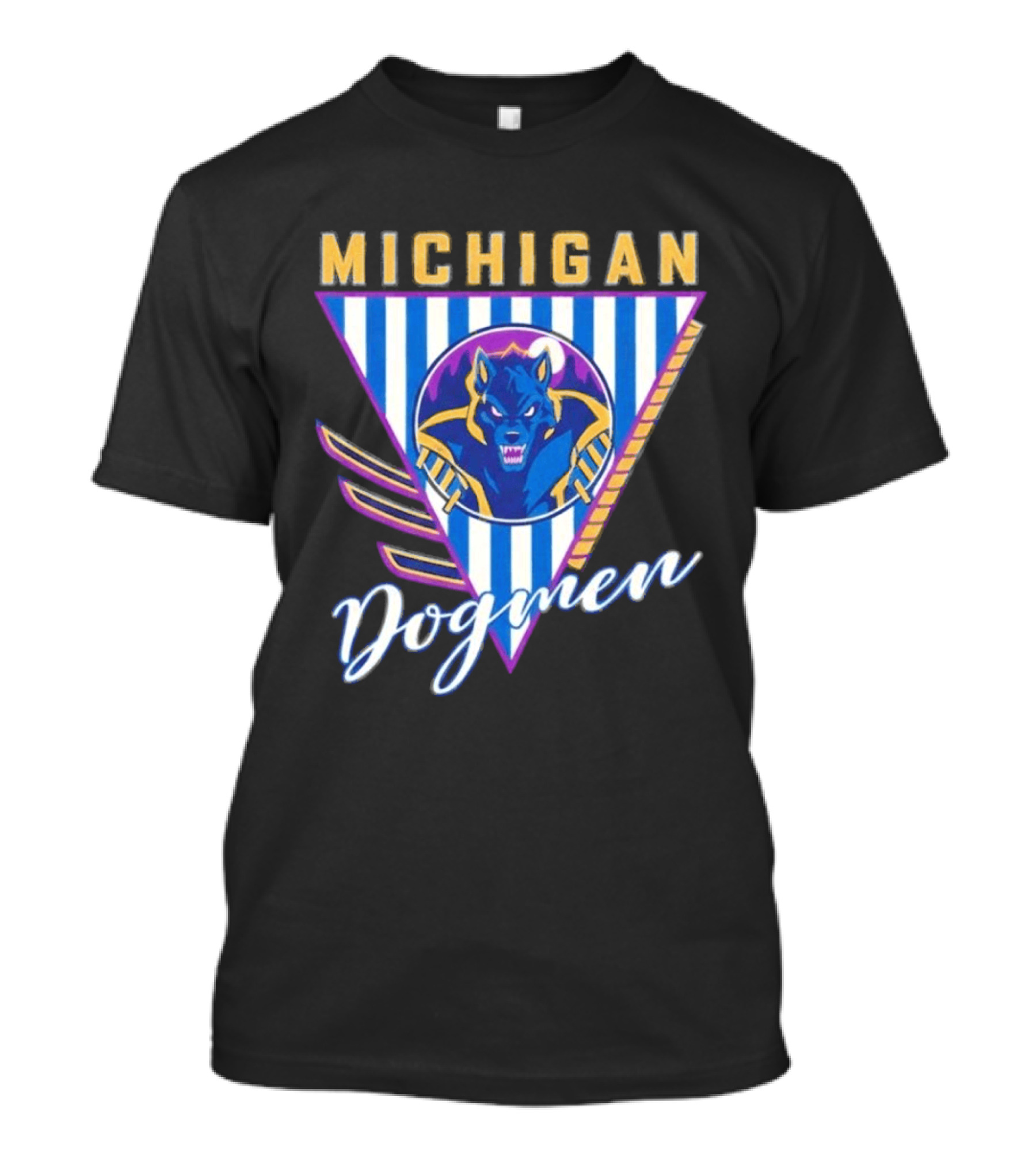 Michigan Dogmen Bimm Ridder Navy Vintage Sports T-Shirt