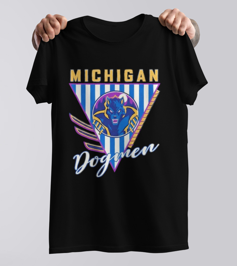 Michigan Dogmen Bimm Ridder Navy Vintage Sports T-Shirt
