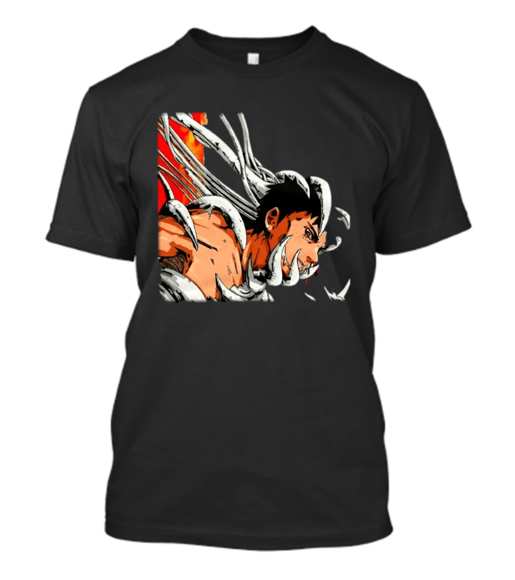 Obito Battle Mode Fourth Great Ninja War Scene Naruto Anime T-Shirt