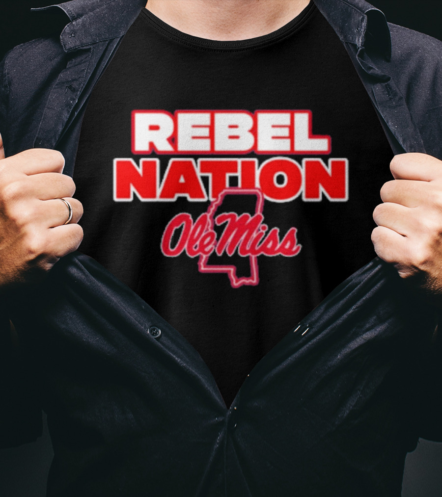 Rebel Nation Ole Miss Mississippi T-Shirt