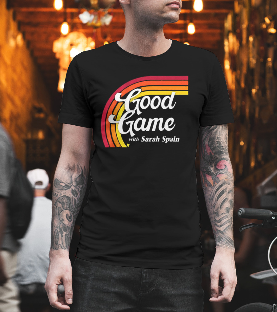 Good Game With Sarah Spain Vintage Rainbow T-Shirt