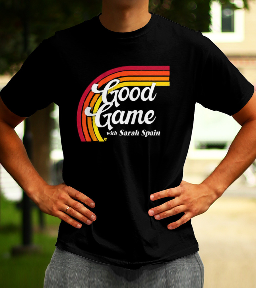 Good Game With Sarah Spain Vintage Rainbow T-Shirt
