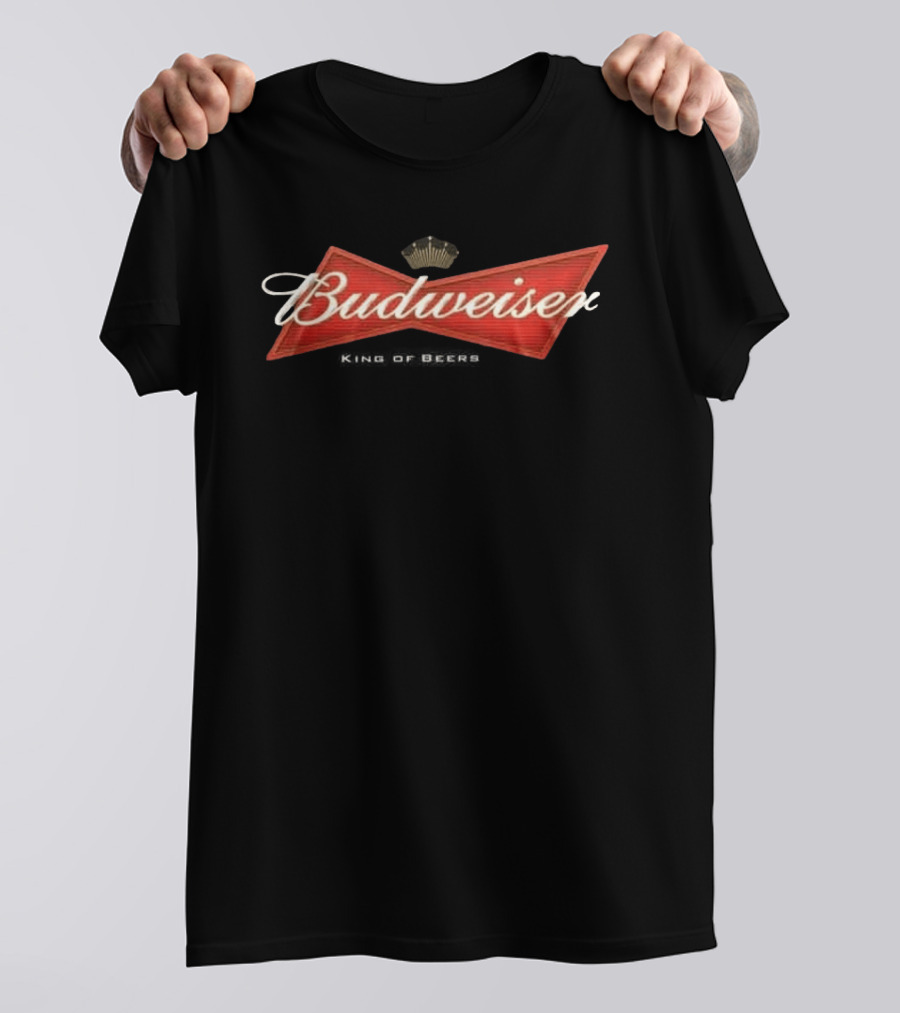 Budweiser Anniversary 150 Years King Of Beers Red Bowtie T-Shirt