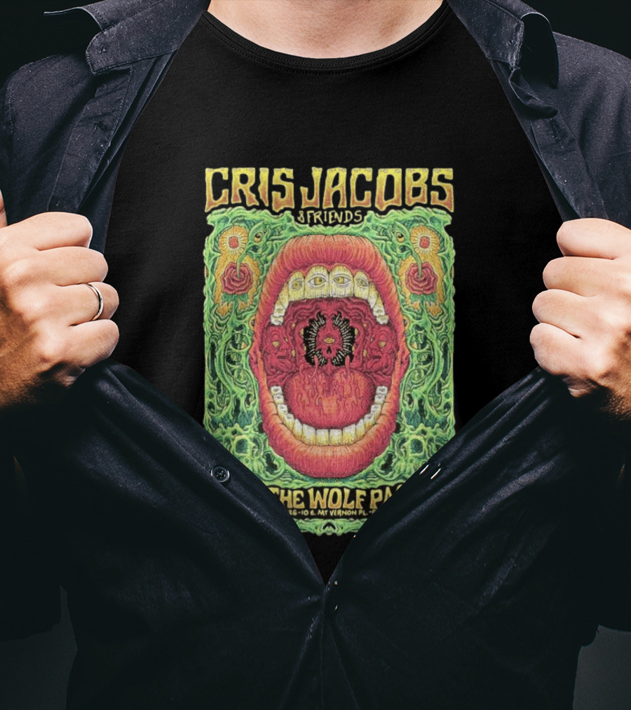 Cris Jacobs Friends Ft. The Wolf Pack Feb 21 2026 Baltimore MD T-Shirt