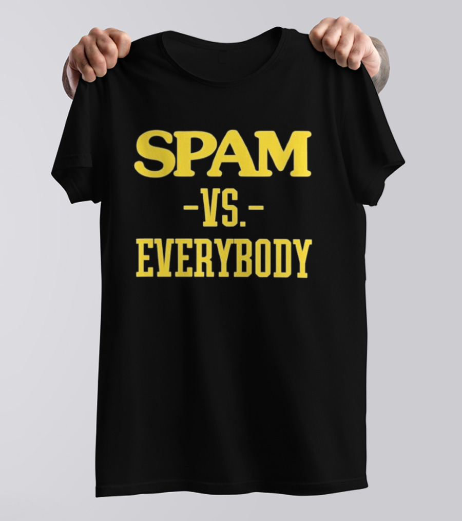 Tetairoa McMillan Spam VS Everybody Yellow T-Shirt