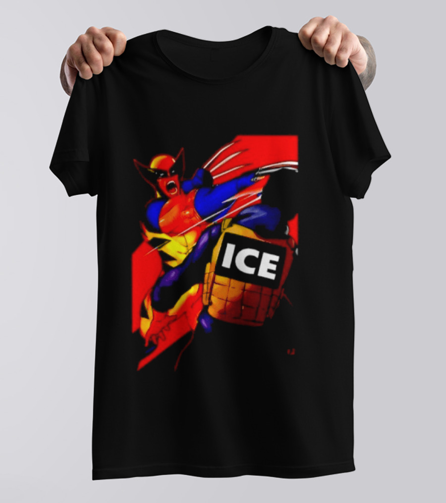 Wolverine Fuck ICE Forever And Always Claws Action T-Shirt