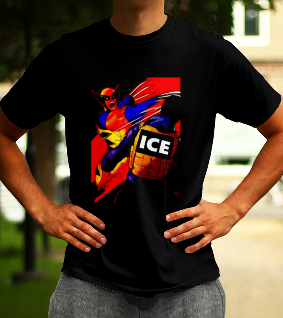 Wolverine Fuck ICE Forever And Always Claws Action T-Shirt
