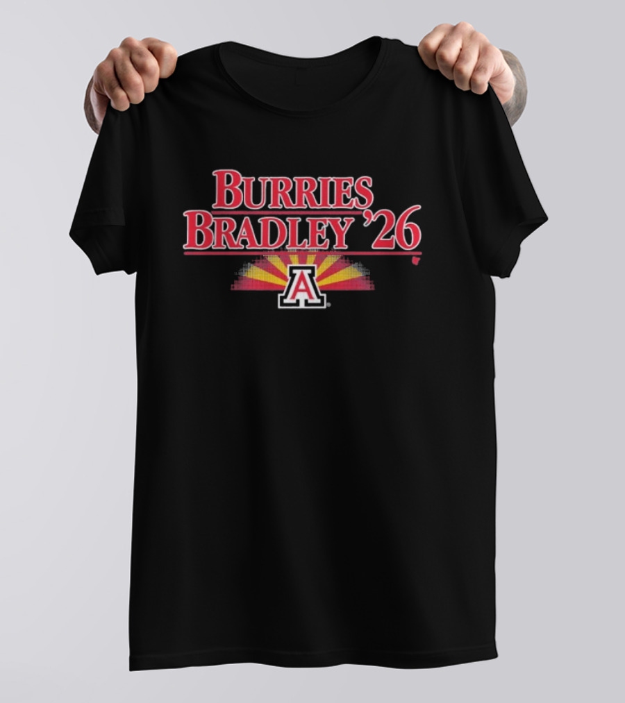 Burries Bradley '26 Arizona Basketball Sunburst A T-Shirt