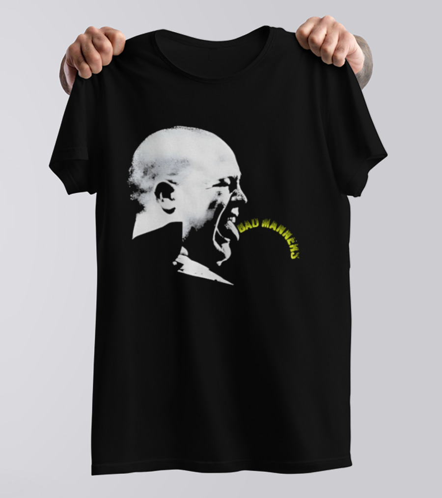 Bad Manners Buster Bloodvessel Tongue Out Profile T-Shirt