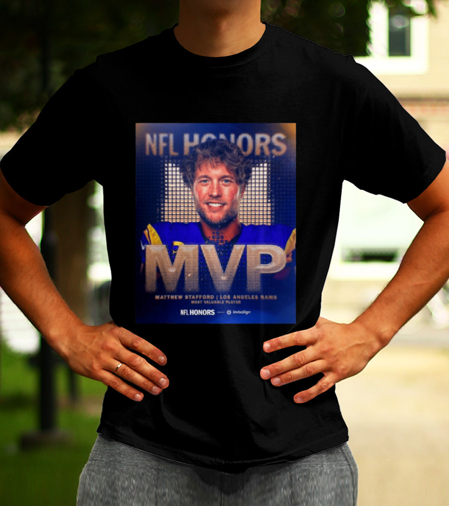 Matthew Stafford NFL Honors MVP Los Angeles Rams Most Valuable Player 2025 T-Shirt