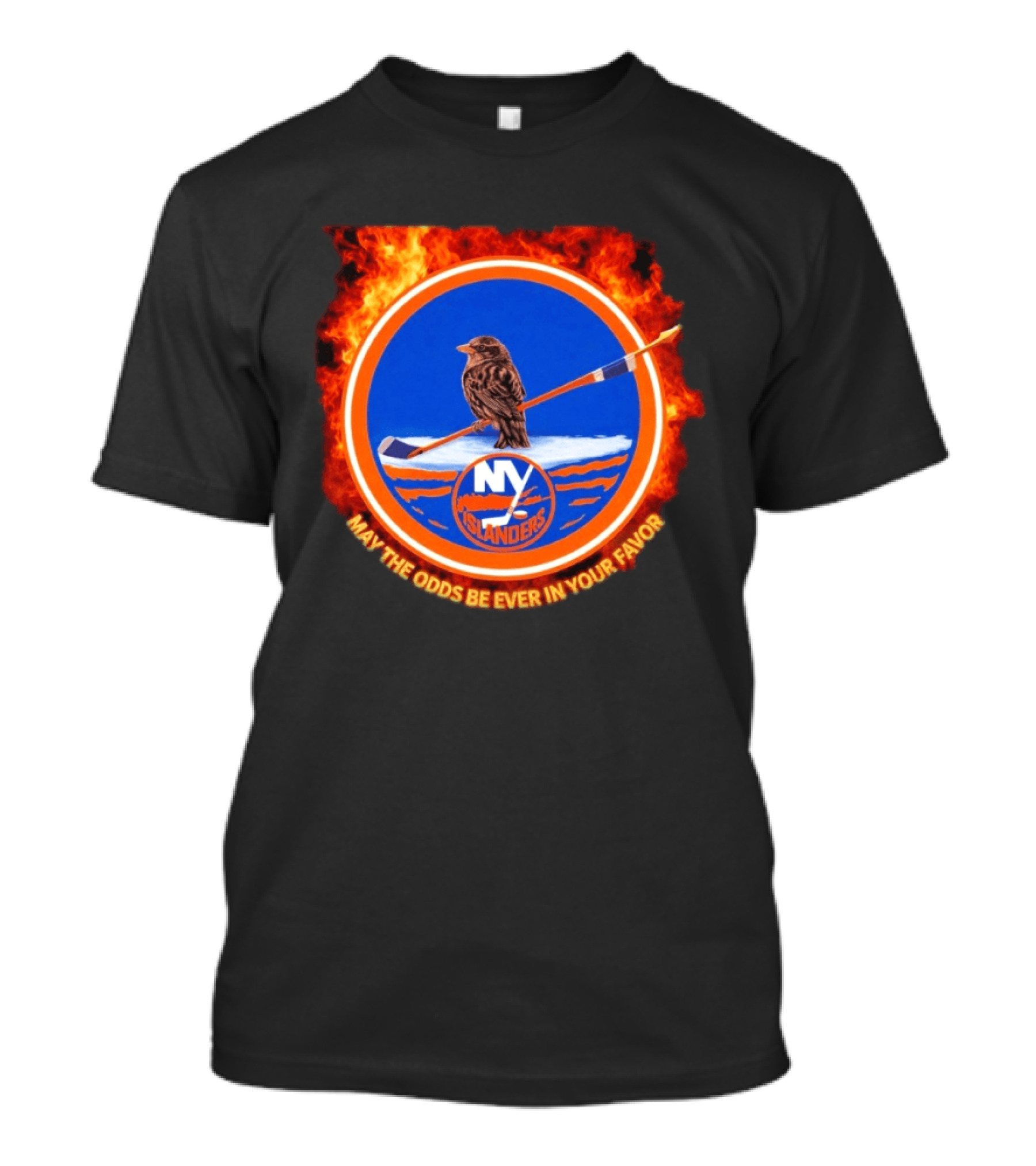 May The Odds Be Ever In Your Favor NY Islanders Rally Bird Hockey T-Shirt