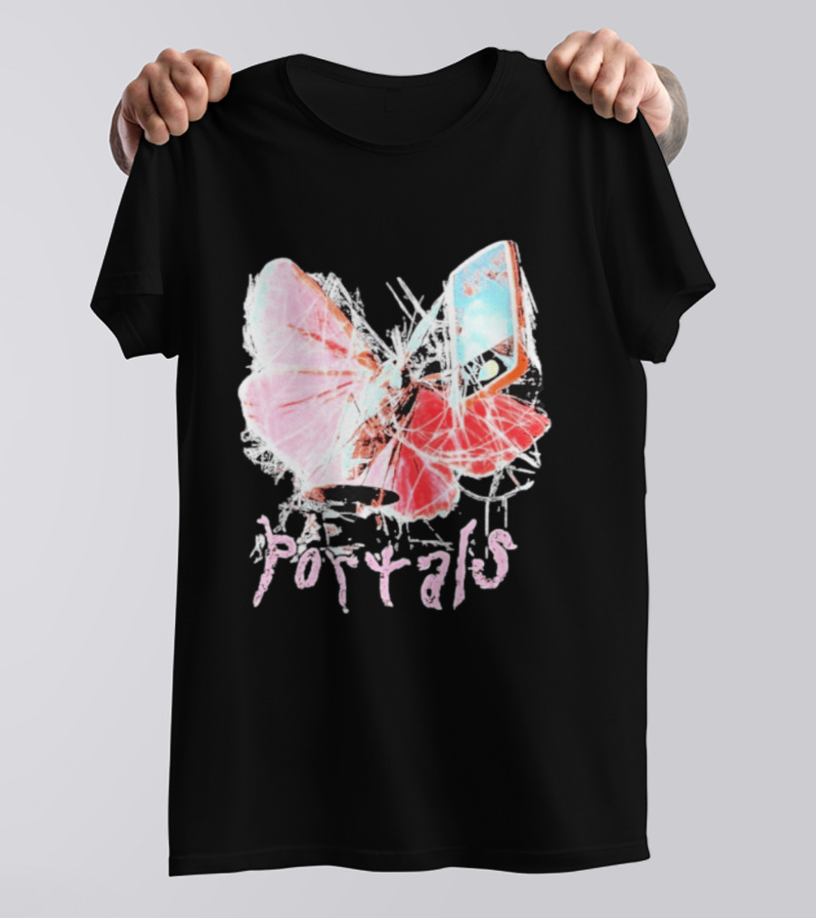 Melanie Martinez Portals Spiderweb Butterfly Phone T-Shirt