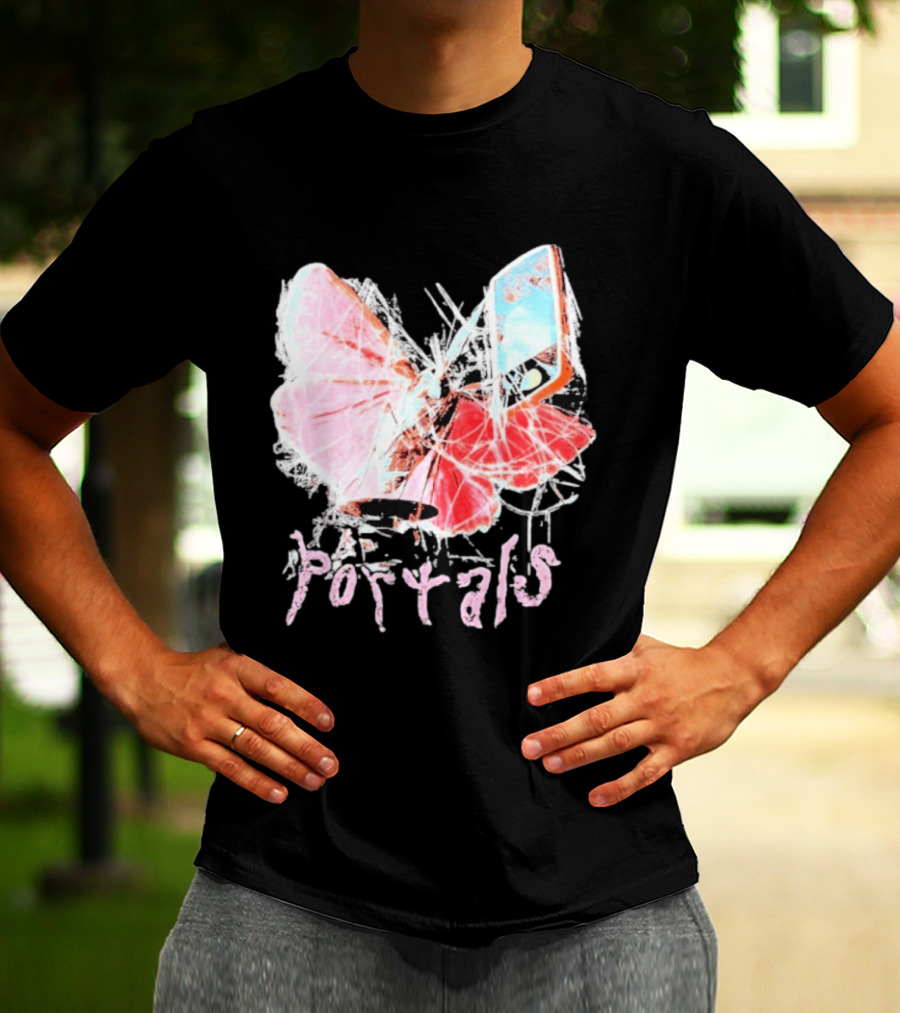 Melanie Martinez Portals Spiderweb Butterfly Phone T-Shirt