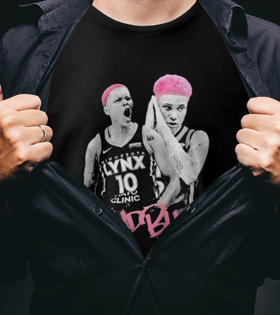Courtney Williams Natisha Hiedeman Studbudz Minnesota Lynx WNBA T-Shirt