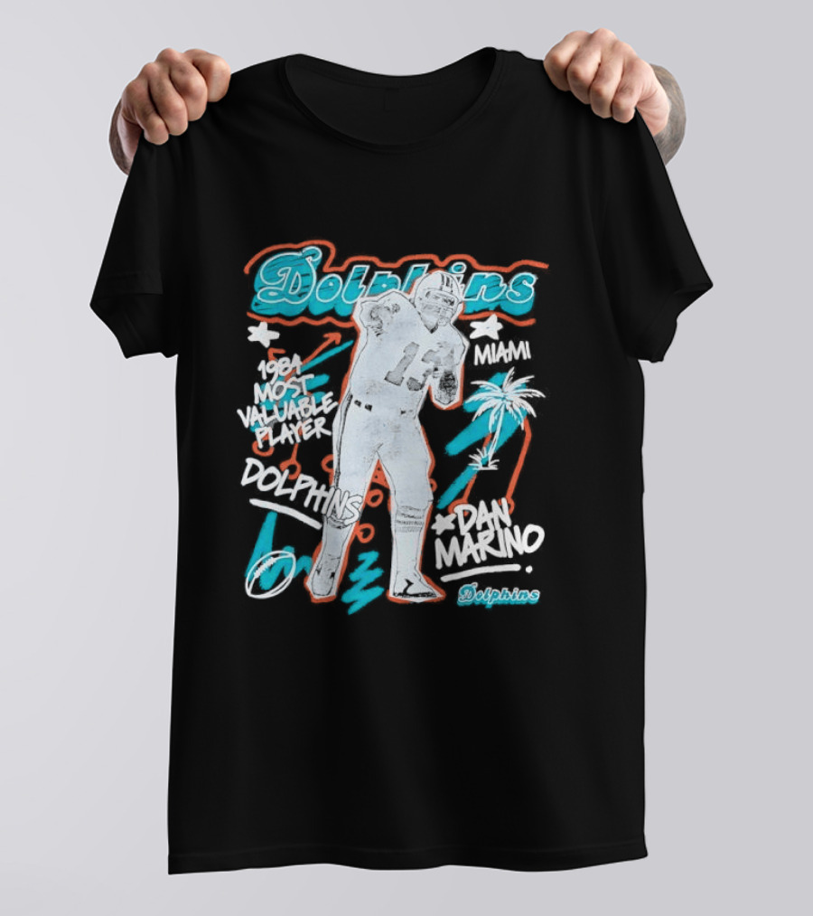 Dan Marino Dolphins MVP Miami 1984 Most Valuable Player T-Shirt