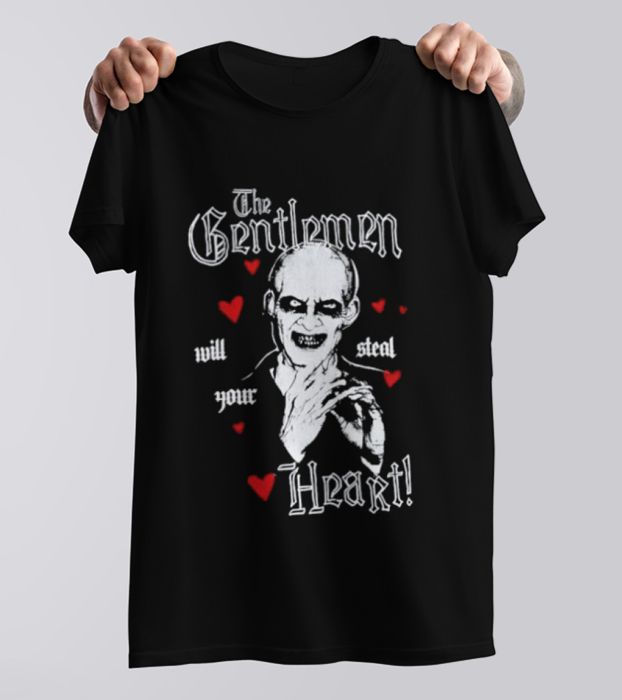 The Gentlemen Vampire Will Steal Your Heart T-Shirt