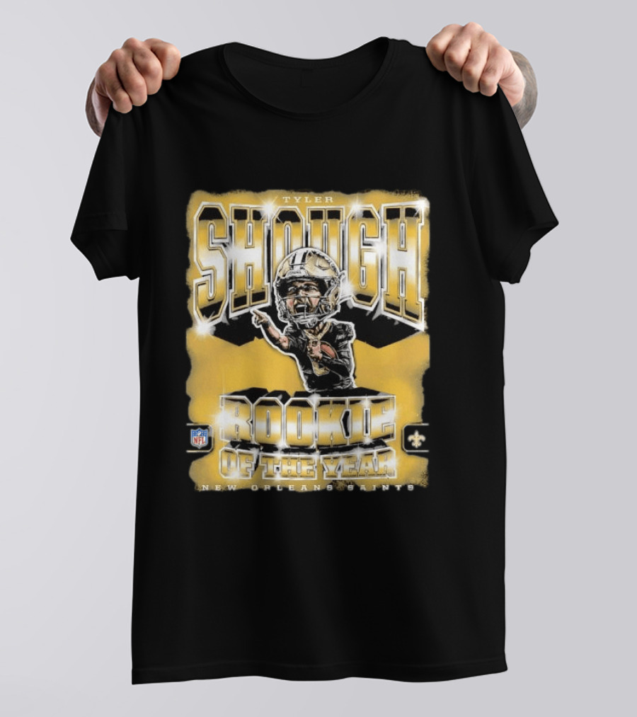 Tyler Shough New Orleans Saints Rookie Of The Year NFL T-Shirt