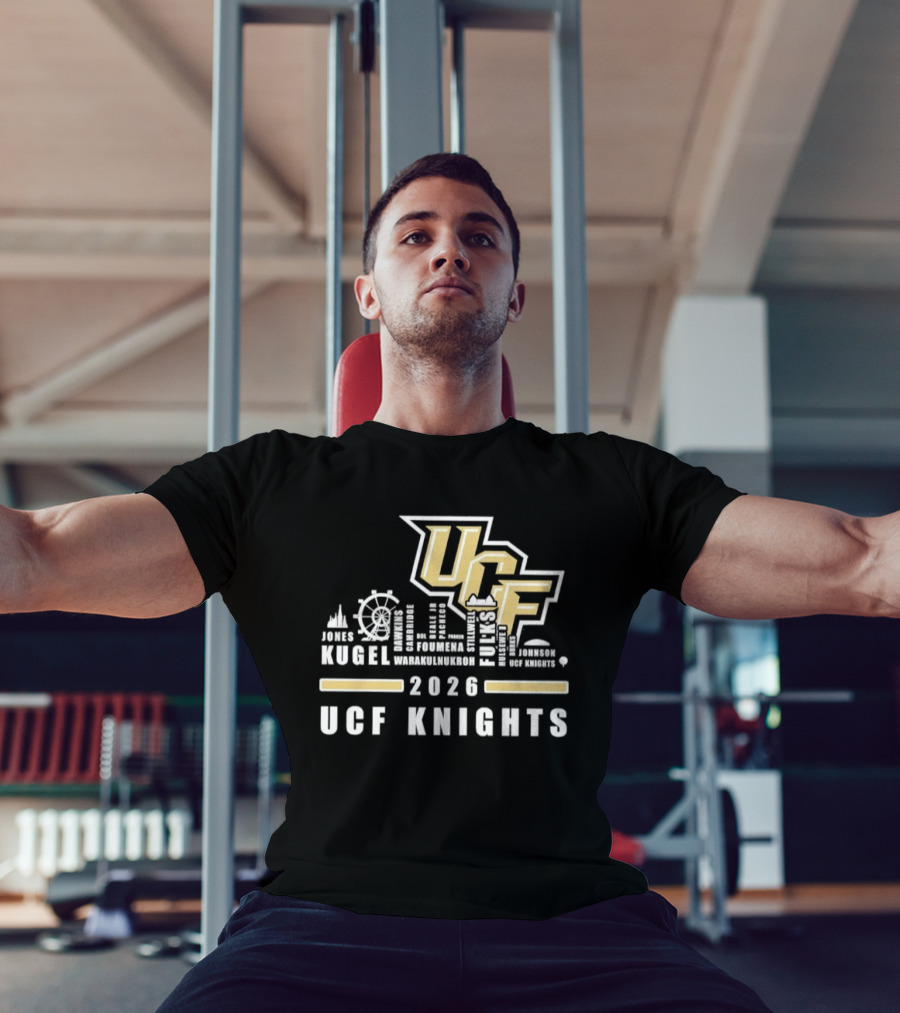UCF Knights Kugel Campbell 2026 Skyline T-Shirt
