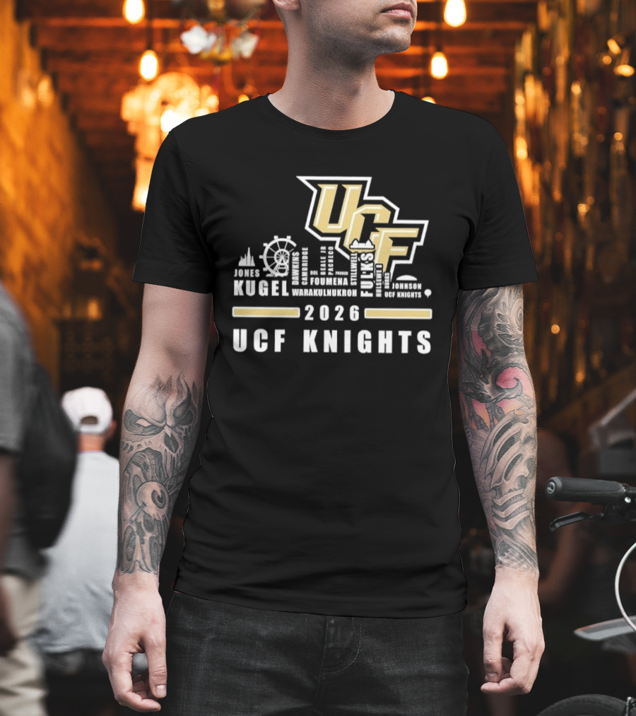 UCF Knights Kugel Campbell 2026 Skyline T-Shirt
