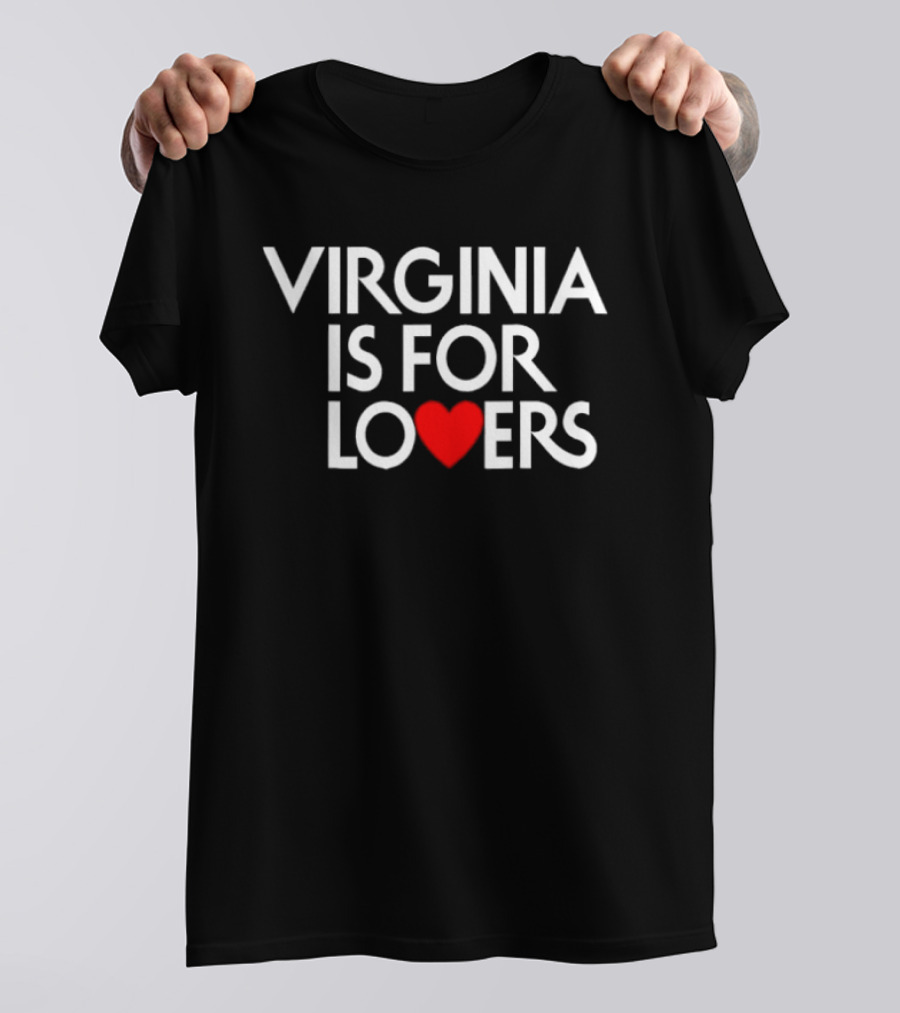 Virginia Is For Lovers Heart T-Shirt
